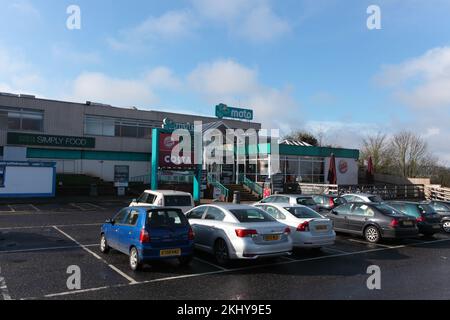 Travelodge/moto Services, M5 Frankley en direction du sud Banque D'Images