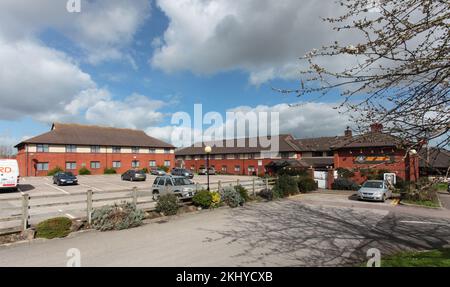 Travelodge, M5 services, Exeter, EX2 7HF Banque D'Images