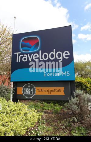 Travelodge, M5 services, Exeter, EX2 7HF Banque D'Images