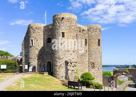 Rye Sussex le musée du château de Rye ou la tour Ypres dans le Gungarden Rye East Sussex Angleterre GB Europe Banque D'Images