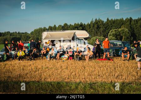 Rallye Lituanie Rokiskis 2022 Banque D'Images