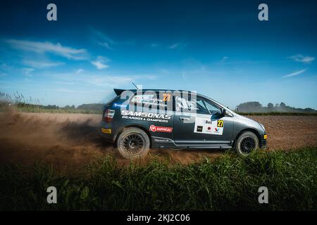 Rallye Lituanie Rokiskis 2022 Banque D'Images