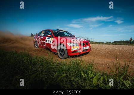 Rallye Lituanie Rokiskis 2022 Banque D'Images