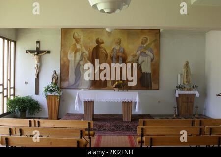 Saints croates et martyrs, Sanctuaire national de Saint Joseph à Karlovac, Croatie Banque D'Images