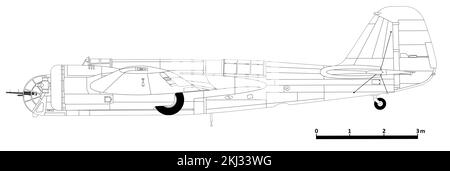 B.71 (Tupolev SB) Banque D'Images