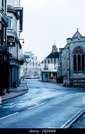 Stamford - Old Market Town - bâtiments géorgiens Banque D'Images