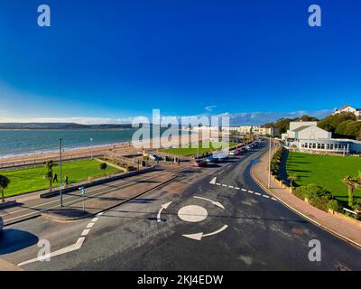 Exmouth front de mer à Devon, Royaume-Uni Banque D'Images