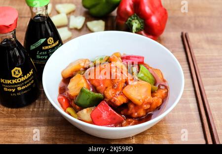 Photos de haute qualité de la cuisine chinoise et japonaise Banque D'Images