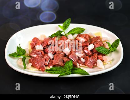 Photos de haute qualité de la cuisine arabe libanaise Banque D'Images