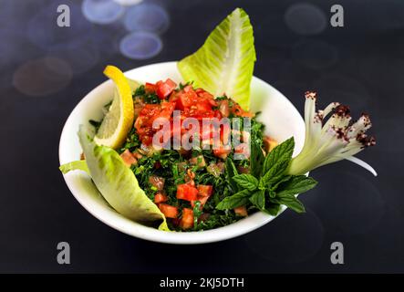 Photos de haute qualité de la cuisine arabe libanaise Banque D'Images