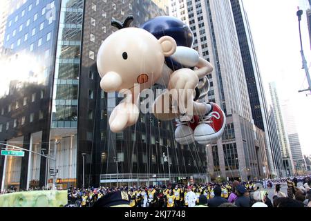 New York, NY, États-Unis. 24th novembre 2022. 96th Parade de de la fête de Thanksgiving de Macy sur 24 novembre 2022 à New York. Crédit : RW/Media Punch/Alamy Live News Banque D'Images