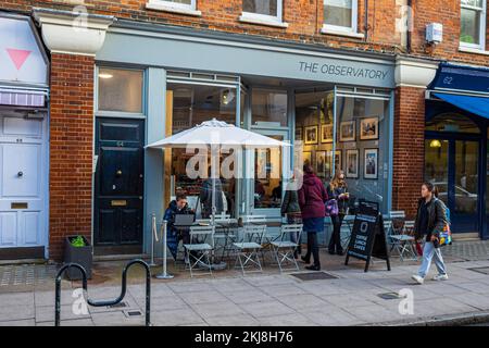 The Observatory Photography Gallery & Cafe, 64 Marchmont Street, Bloomsbury Londres. Banque D'Images