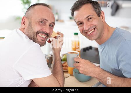 pour une matinée encore plus agréable Banque D'Images