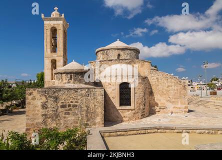 Église byzantine d'Agia Paraskevi, village de Geroskipou près de Pafos, Chypre. Banque D'Images