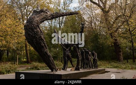 Monument national de l'esclavage à Amsterdam Banque D'Images