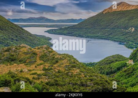 Lago Roca Ushuaia Argentine Banque D'Images