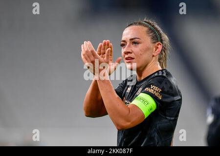 Turin, Italie. 24th novembre 2022. Katie McCabe d'Arsenal après le match de l'UEFA Women's Champions League entre Juventus et Arsenal au stade Juventus de Turin. (Crédit photo : Gonzales photo/Alamy Live News Banque D'Images