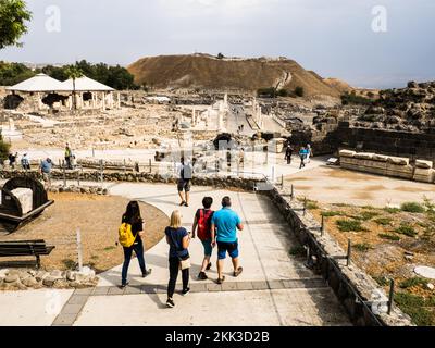 Bet Shean antiquités, Israël Banque D'Images