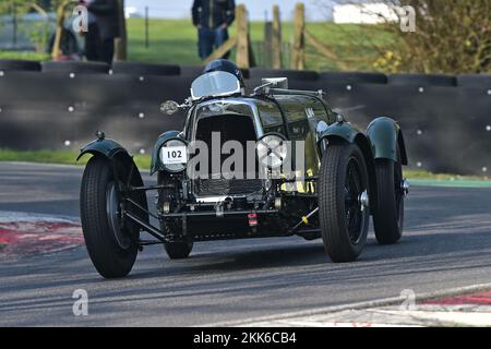 Jonathan Lupton, Aston Martin Team car LM4, Melville et Geoghegan Trophies Race, un événement de quinze minutes pour les voitures de sport d'avant-guerre standard et modifiées Banque D'Images