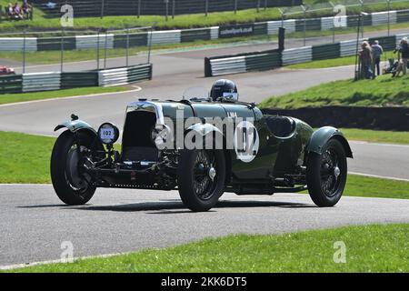 Jonathan Lupton, Aston Martin Team car LM4, Melville et Geoghegan Trophies Race, un événement de quinze minutes pour les voitures de sport d'avant-guerre standard et modifiées Banque D'Images