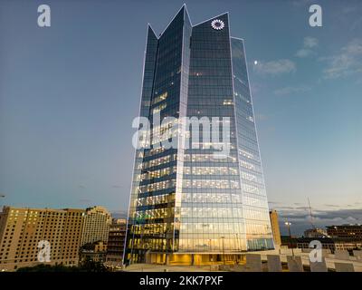 Frost Bank Tower dans la ville de San Antonio - SAN ANTONIO, ÉTATS-UNIS - 3 NOVEMBRE 2022 Banque D'Images