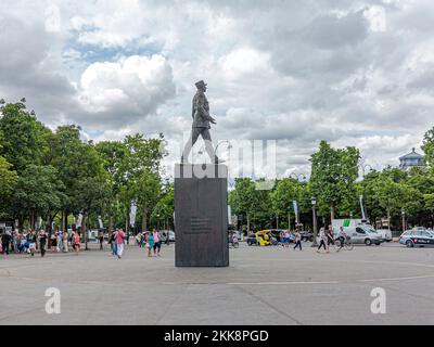 Paris, France - 12 juin 2015 : mémorial de Charles de Gaulle à Paris. Il a été général français et premier président de 1959 à 1969 Banque D'Images