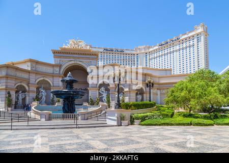 Las Vegas, Etats-Unis - 15 juin 2012: Monte Carlo Hotel and Resort à Las Vegas, Nevada. Le Monte Carlo a rouvert ses portes en FÉVRIER 08 trois semaines après un incendie sur le toit Banque D'Images