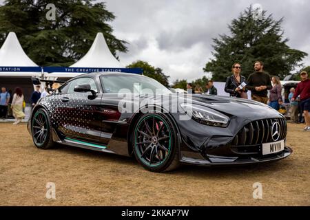 Mercedes-Benz AMG Gt Black Series ‘M1 VVM’ en exposition au salon automobile du Concours d’Elégance qui s’est tenu au Palais de Blenheim le 4th septembre 2022 Banque D'Images