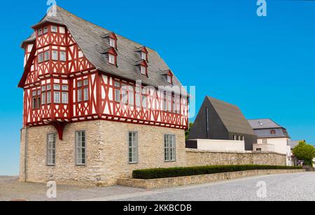 Limbourg, Allemagne - 6 juillet 2019 : la résidence des évêques (très coûteuse) à Limbourg, Allemagne. Banque D'Images