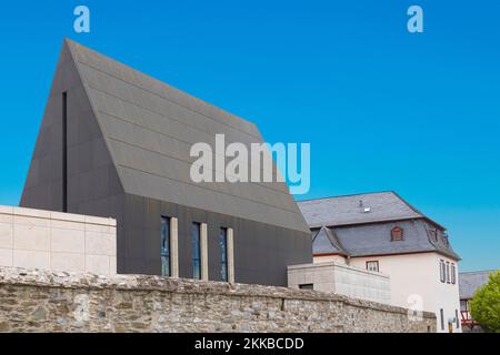 Limbourg, Allemagne - 6 juillet 2019 : la résidence des évêques (très coûteuse) à Limbourg, Allemagne. Banque D'Images