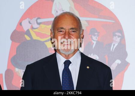 TURIN, ITALIE, 25 NOVEMBRE 2022. Enzo Ghigo, Président du Musée national du cinéma de Turin lors de la cérémonie d'ouverture du Festival du film de Turin 40 au Teatro Regio on 25 novembre 2022 à Turin, Italie. Crédit: Massimiliano Ferraro/Alamy Live News Banque D'Images