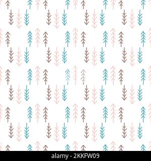 INDIENS FOLK American Native Ethnic Culture Illustration vectorielle sans couture pour l'impression Illustration de Vecteur
