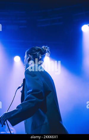 Milan, Italie, 25th novembre 2022. Wolf Alice se produit en direct à fabrique à Milan. Crédits: Maria Laura Arturi/Alamy Live News Banque D'Images