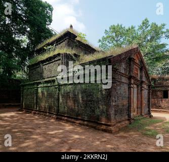 Shri Saptakoteshwar Temple du Dieu hindou Shiva construit en pierre laterite un temple était la famille des dirigeants de Kadamba dans l'état Goa India10 15 2022 Banque D'Images