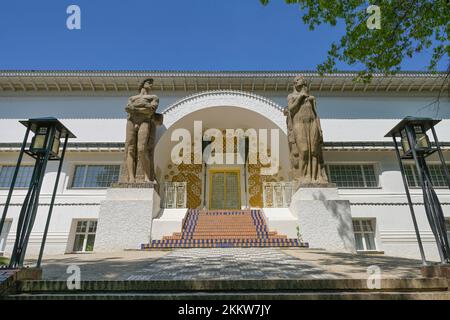 Maison Ernst Ludwig, Musée Künstlerkolonie, Olbrichweg, Mathildenhöhe, Darmstadt, Hesse, Allemagne, Europe Banque D'Images