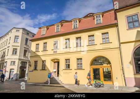 Händel House, Große Nikolaistrasse, Halle an der Saale, Saxe-Anhalt, Allemagne, Europe Banque D'Images