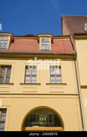 Händel House, Große Nikolaistrasse, Halle an der Saale, Saxe-Anhalt, Allemagne, Europe Banque D'Images