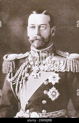Roi d'Angleterre George V en 1914. Banque D'Images