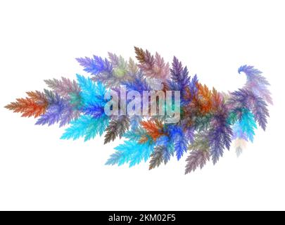 Graphiques fractaux abstraits. Elément de conception. Arrière-plan multicolore Banque D'Images