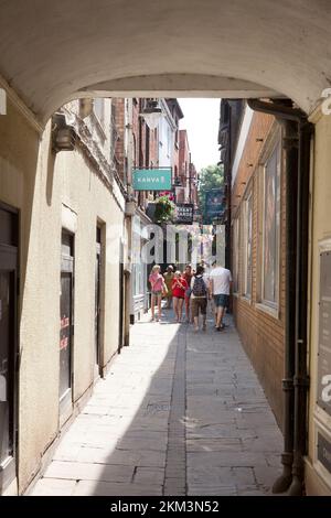 Church Street, Hereford, Herefordshire Banque D'Images