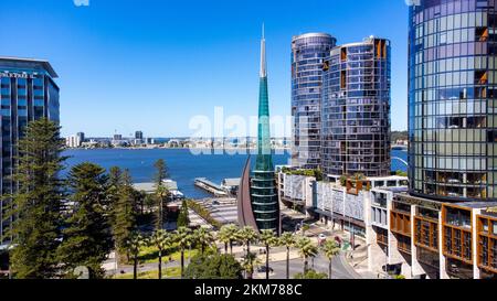 The Bell Tower, CBD, Perth, WA, Australie Banque D'Images