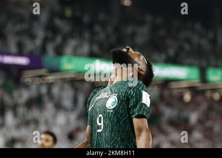 Qatar. 26th novembre 2022. DOHA - Firas Al Buraikan d'Arabie Saoudite pendant la coupe du monde de la FIFA, Qatar 2022 groupe C match entre la Pologne et l'Arabie Saoudite au stade de la ville d'éducation sur 26 novembre 2022 à Doha, Qatar. AP | Dutch Height | MAURICE DE PIERRE crédit: ANP/Alay Live News Banque D'Images