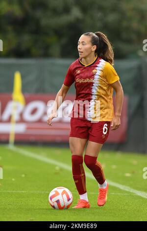 Rome, Italie. 26th novembre 2022. ELIN Landstrom d'AS Roma femmes pendant les 10th jours de la série A Championship entre A.S. Les femmes roms et Pomigliano Calcio Femminile au stadio Tre Fontane le 26th novembre 2022 à Rome, Italie. Crédit : Agence photo indépendante/Alamy Live News Banque D'Images