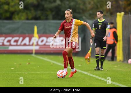 ELIN Landstrom d'AS Roma femmes pendant les 10th jours de la série A Championship entre A.S. Les femmes roms et Pomigliano Calcio Femminile au stadio Tre Fontane le 26th novembre 2022 à Rome, Italie. Banque D'Images