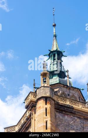 Colmar (Colmer, Kolmar) : la collégiale Saint-Martin (collégiale Saint-Martin) dans la vieille ville d'Alsace (Elssass), Haut-Rhin (Oberelsss), France Banque D'Images