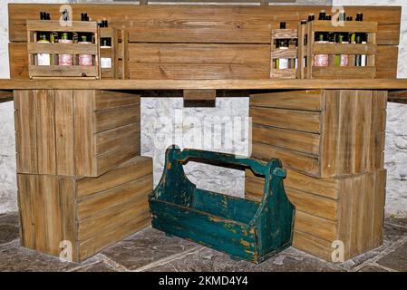 Ancienne boîte à outils à Castell Coch ou au château rouge. Château Coch - le Château rouge, Tongwynlais, Cardiff, pays de Galles, Royaume-Uni, Europe - 15th octobre 202 Banque D'Images