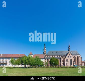 Molsheim : ancienne église jésuite (Église des Jésuites) en Alsace (Elssas), Bas-Rhin (Unterelssas), France Banque D'Images