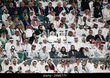 DOHA - visiteurs dans les stands lors de la coupe du monde de la FIFA, Qatar 2022 groupe C match entre la Pologne et l'Arabie Saoudite au stade de la ville d'éducation sur 26 novembre 2022 à Doha, Qatar. AP | hauteur néerlandaise | MAURICE DE PIERRE Banque D'Images