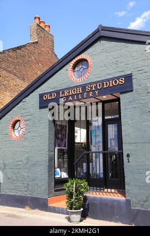 Old Leigh Studios Gallery à Leigh-on-Sea, à proximité de Southend-on-Sea, dans l'Essex, au Royaume-Uni Banque D'Images