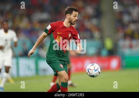 Doha, Qatar. 24th novembre 2022. (Por) football/Soccer : coupe du monde de la FIFA Qatar 2022 Stage de groupe Groupe H match entre le Portugal 3-2 Ghana au stade 974 à Doha, Qatar . Crédit: Mutsu Kawamori/AFLO/Alay Live News Banque D'Images